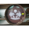 Image 1 : WINE BARRELL DISPLAY W/CORKS & PAINTED PLEXIGLASS