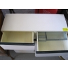 Image 2 : 2 DRAWER CABINET W/LAUNDRY HAMPER & CABINET SHELF