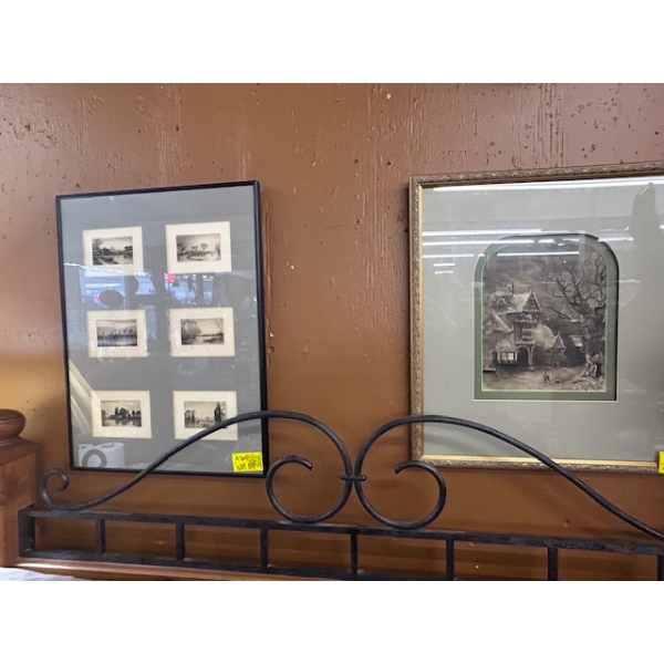 2 FRAMED PICTURES 