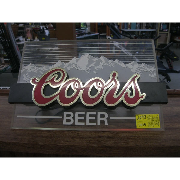 COORS BEER SIGN