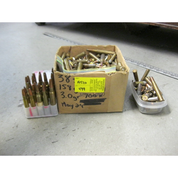 BOX & PART SLEEVE OF MISC. AMMO