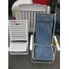 Image 2 : 2 FOLDING CHAIRS & A LOUNGE CHAIR