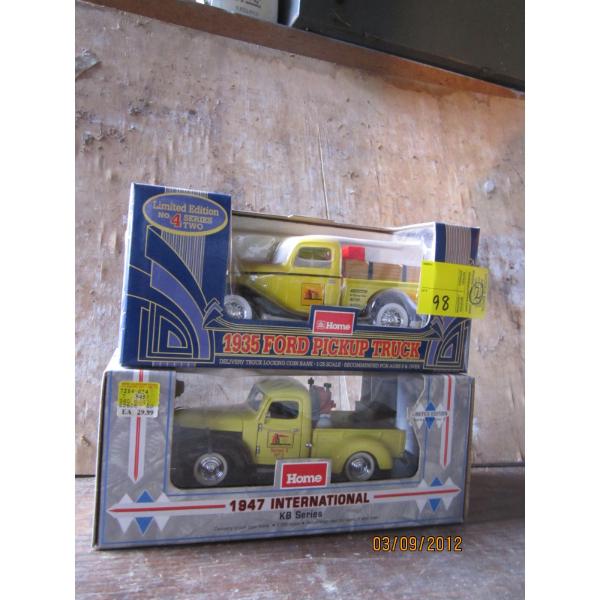 2 DIECAST TRUCKS