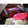 Image 4 : 3 BOXES OF MISC. BALL CAPS, TABLECLOTHS, ETC.