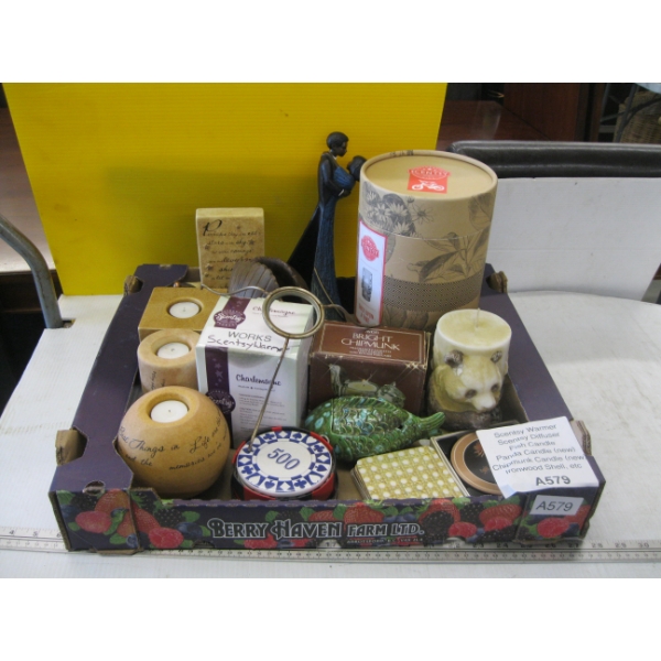 ASST. CANDLES & CANDLEHOLDERS