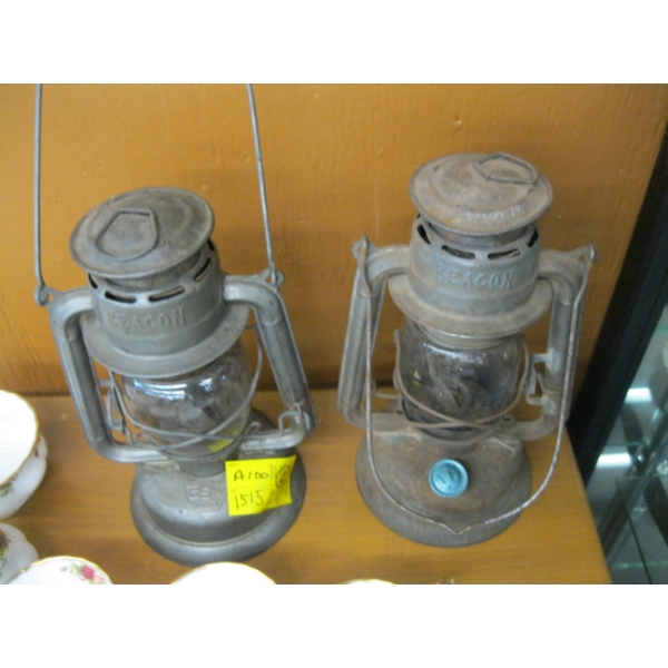 2 BARN LANTERNS