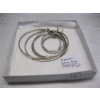 Image 5 : LG. HOOP .925 SILVER EARRINGS