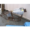 Image 1 : HARLEY DAVIDSON MOTORCYCLE FRAME W/GAS & OIL TANKS