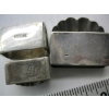 Image 3 : 3 BELT HOLDERS OR TIE SLIPS, MARKED STERLING