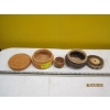 Image 1 : 3 SM. WICKER TYPE BASKETS - 2 ARE LIDDED