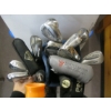 Image 2 : BAG OF ASST. IRONS, 2 PUTTERS, 2 UMBRELLAS IN BLUE & GREY NIKE BAG