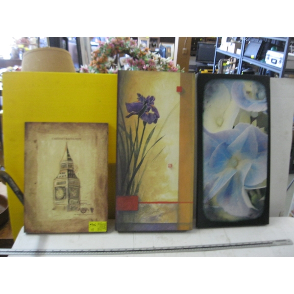 3 CANVAS PICTURES