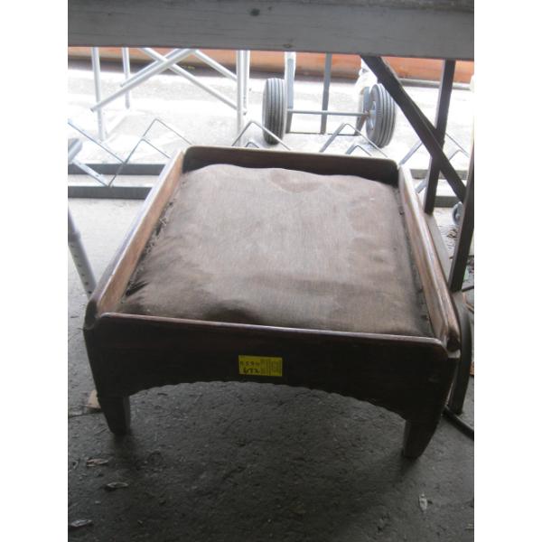 ANTIQUE WOODEN FOOTSTOOL