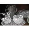 Image 2 : ASST. CRYSTAL ETCHED GLASS, PRESSED GLASS, ETC.
