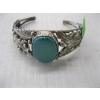 Image 1 : SILVER & TURQUOISE NAVAJO BRACELET