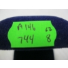 Image 5 : 9KT BAND W/BLUE STONES & SMALL DIAMONDS - 3.5G - SZ 8 