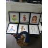 Image 1 : JACQUELINE MCCORMACK FRAMED PRINTS & AN PAINTING ON A WALL PLAQUE
