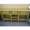 Image 1 : 3 DRAWER SHELVED HALLWAY TABLE