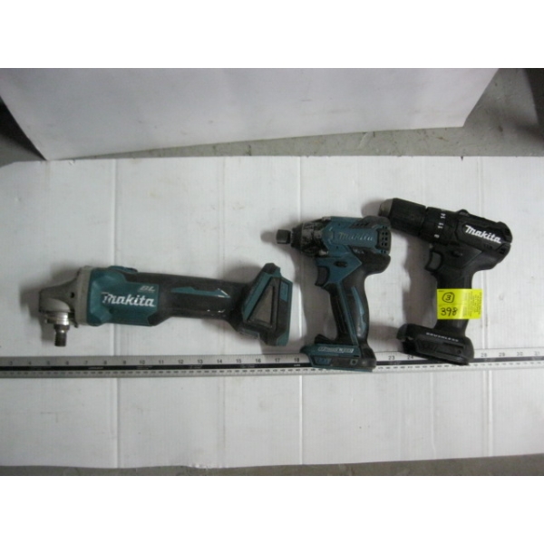 MAKITA DRILL, IMPACT DRIVER & ANGLE GRINDER