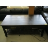 Image 3 : 3 PIECE DARK WOOD COFFEE TABLE & END TABLES
