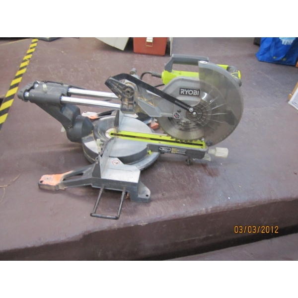 RYOBI SLIDING COMPOUND MITER SAW
