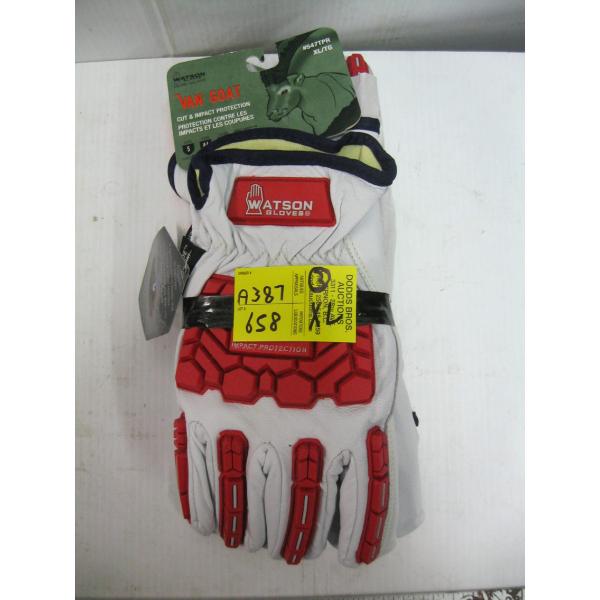 3 PAIR OF SZ XL LEATHER GLOVES
