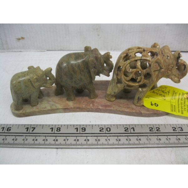 STONE ELEPHANT CARVING