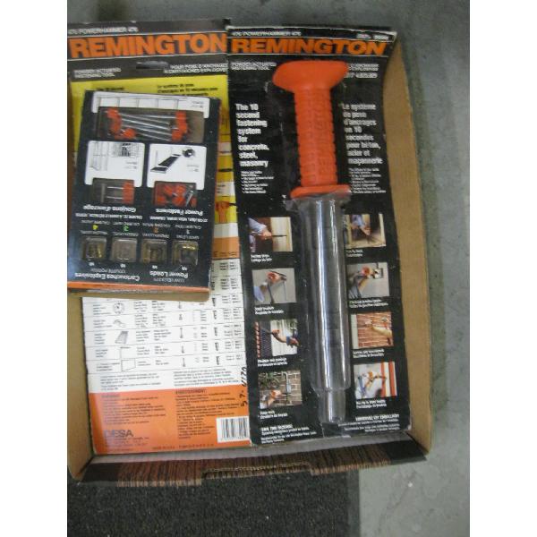 REMINGTON POWER ACTUATED NAILER W/NAILS & CHARGES
