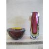 Image 2 : MURANO SOMMERSO VASE & DISH