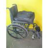 Image 1 : BLACK WHEELCHAIR W/CUSHION