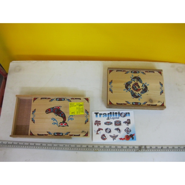SALMON & RAVEN WOODEN BOXES