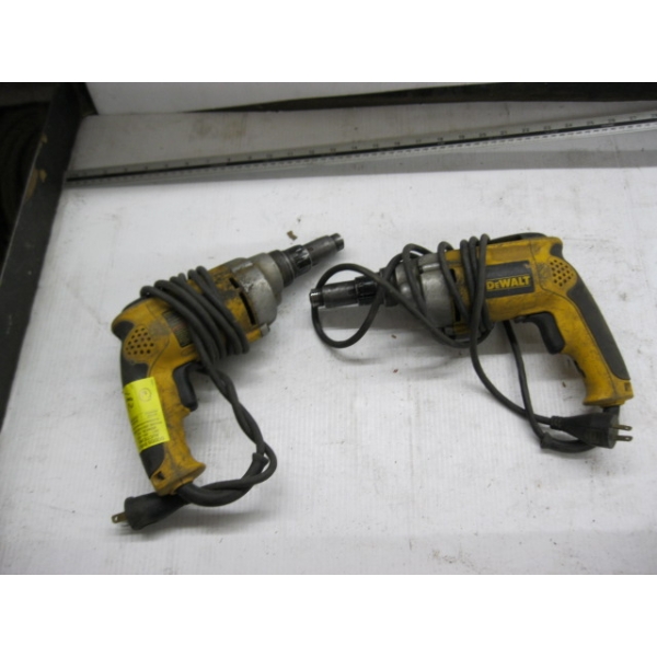 2 DEWALT SCREW SHOOTERS