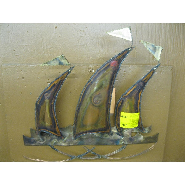 METAL ART OF SAILBOATS