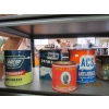 Image 2 : SHELF OF MISC. TINS, BEAN POT, ETC.
