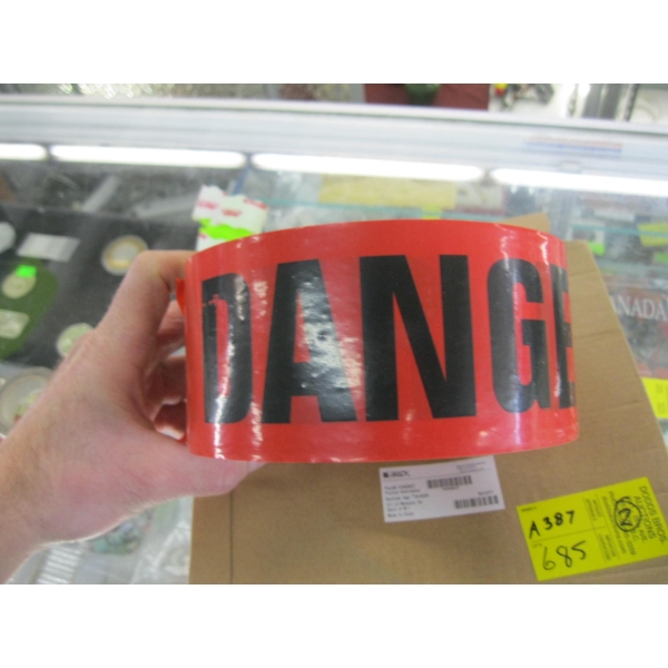 2 ROLLS OF DANGER BARRICADE TAPE