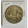 Image 1 : 1957 CDN SILVER $1 COIN