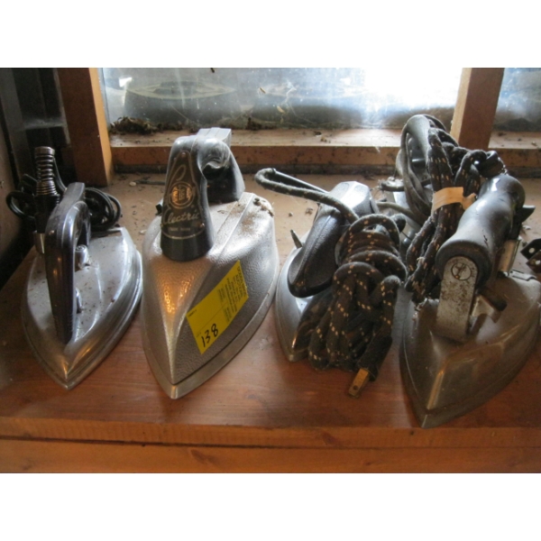 VINTAGE ELECTRIC IRONS