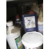 Image 2 : BOX WITH ASST'D CLEANERS, OILS, ETC.