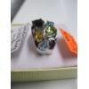 Image 2 : LADIES .925 SILVER RING W/MULTI COLORED STONES