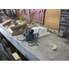 Image 1 : HD WORK BENCH W/PARTIAL METAL TOP - APPROX. 9'