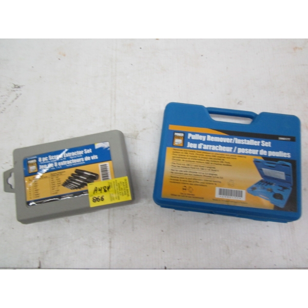 8 PIECE SCREW EXTRACTOR SET, PULLEY REMOVER-INSTALL SET