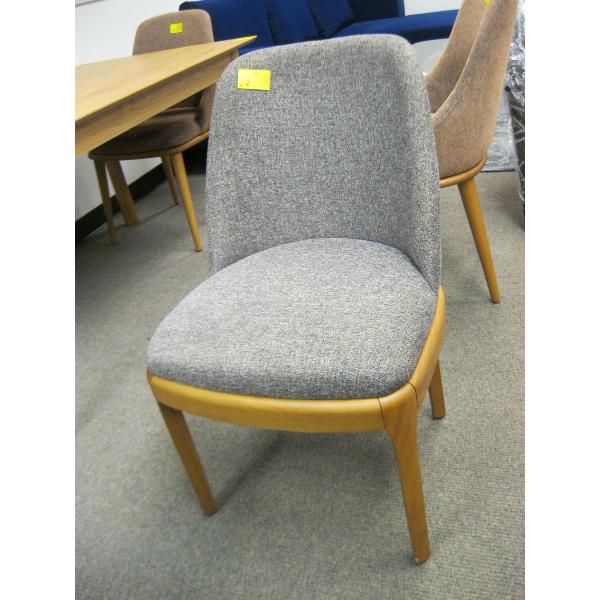 GREYISH UPHOLSTERED CHAIR