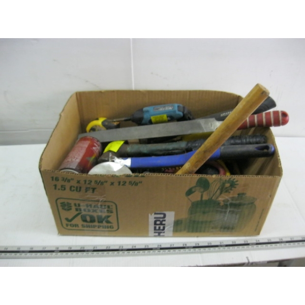 MISC. HAMMERS, TAPE MEASURERS, ETC.