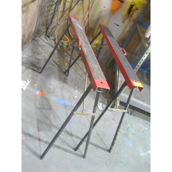 PAIR OF FOLDING SAWHORSES