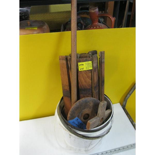 WOODEN BUTTER CHURN - NEEDS REBUILDING