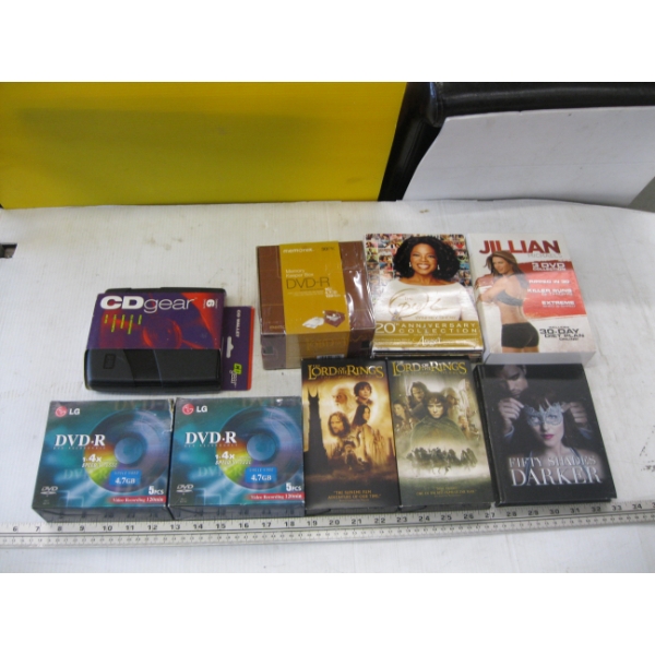 ASST. DVDs, DVD SETS, VHS TAPES, ETC.