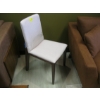 Image 2 : LIGHT COLORED WOOD FRAMED UPHOLSTERED DINING CHAIR