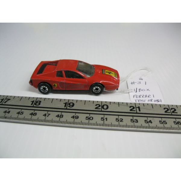 MATCHBOX FERRARI TEST AROSSA