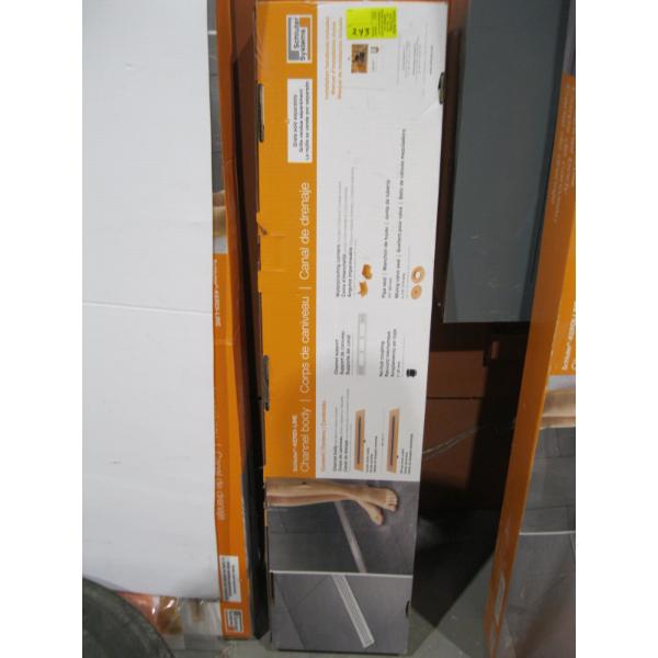 SCHLUTER-KERDI-LINE LINE CHANNEL BODY - 60CM CENTER DRAIN