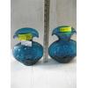 Image 1 : PAIR OF EMPOLI ANTIQUA LINE WAYNE HUSTED BLUE VASES
